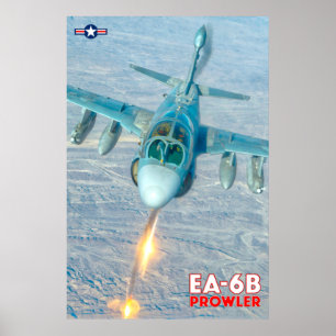 POSTER PROWLER EA-6B - ATAQUES!