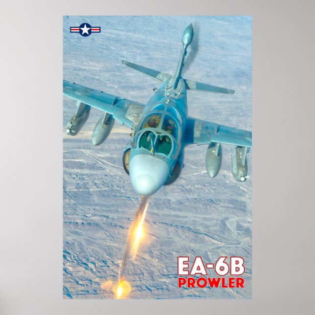 POSTER PROWLER EA-6B - ATAQUES! (Frente)