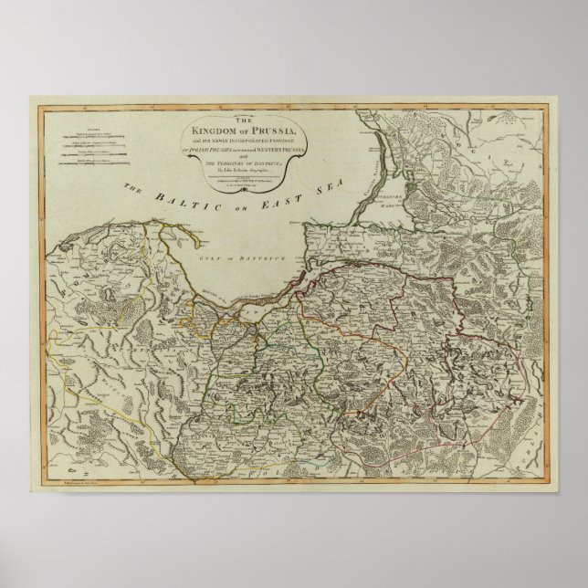 Poster Prússia, Dantzick (Frente)