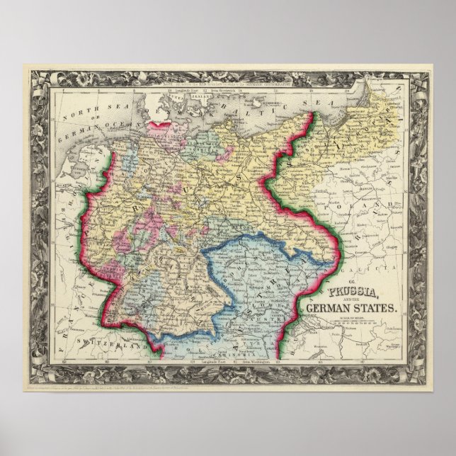 Poster Prússia E Os Estados Alemães (Frente)