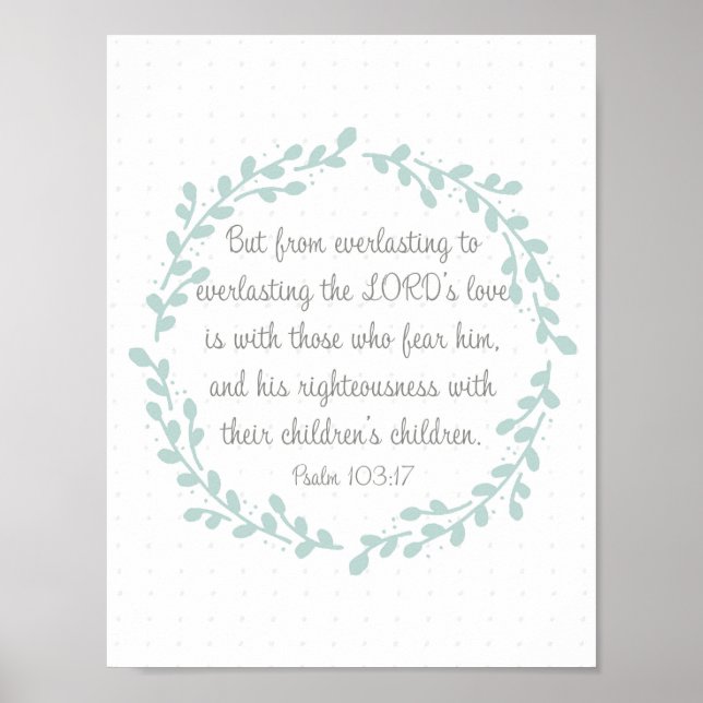 Poster Psalm 103 (Frente)