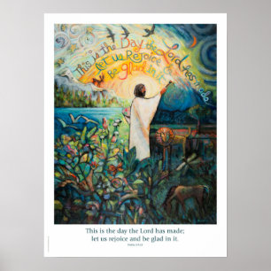 Poster Psalm 118:24, Este é o Dia