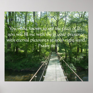 Poster Psalm 16:11