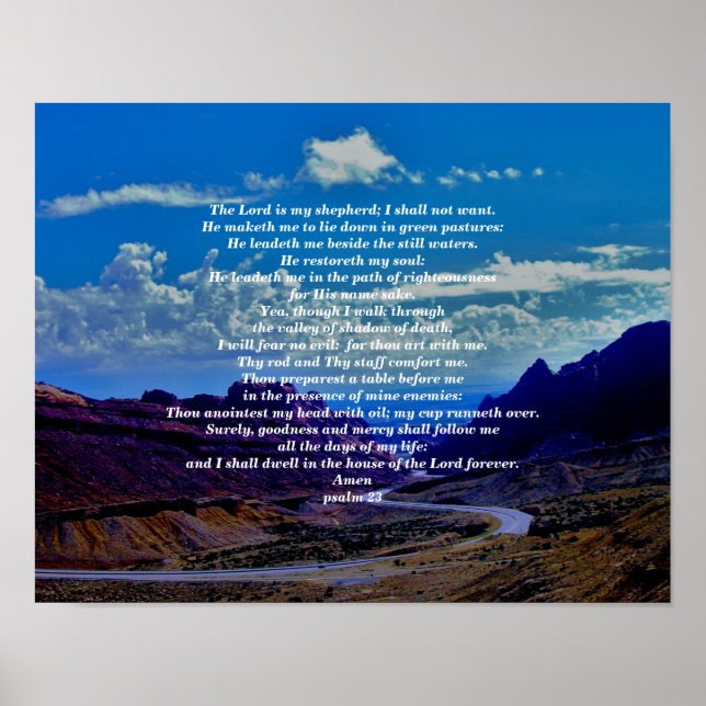 PÔSTER PSALM 23 (Frente)