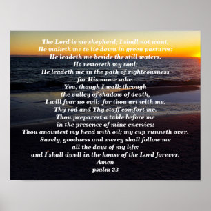 POSTER PSALM 23