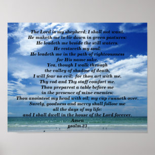 Poster PSALM 23
