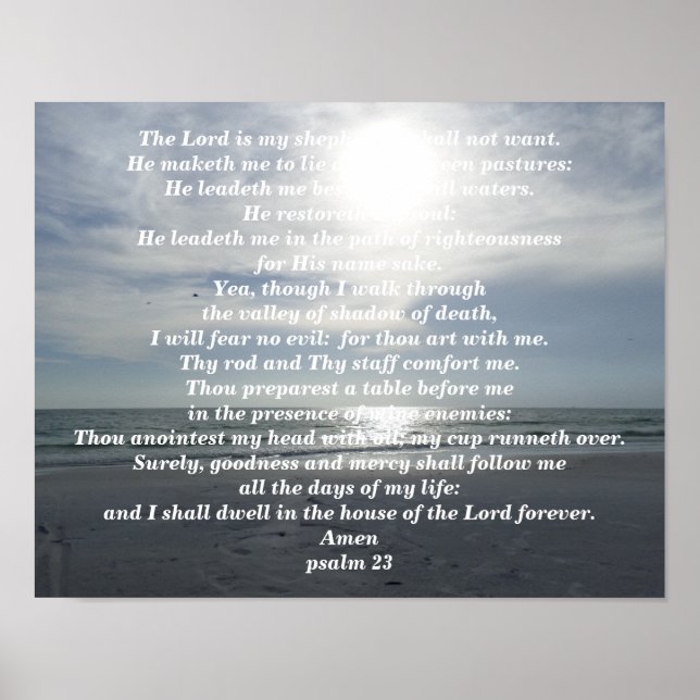 POSTER PSALM 23 (Frente)