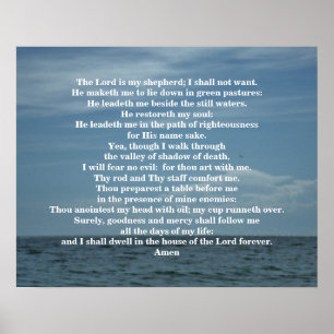 POSTER PSALM 23