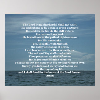 POSTER PSALM 23