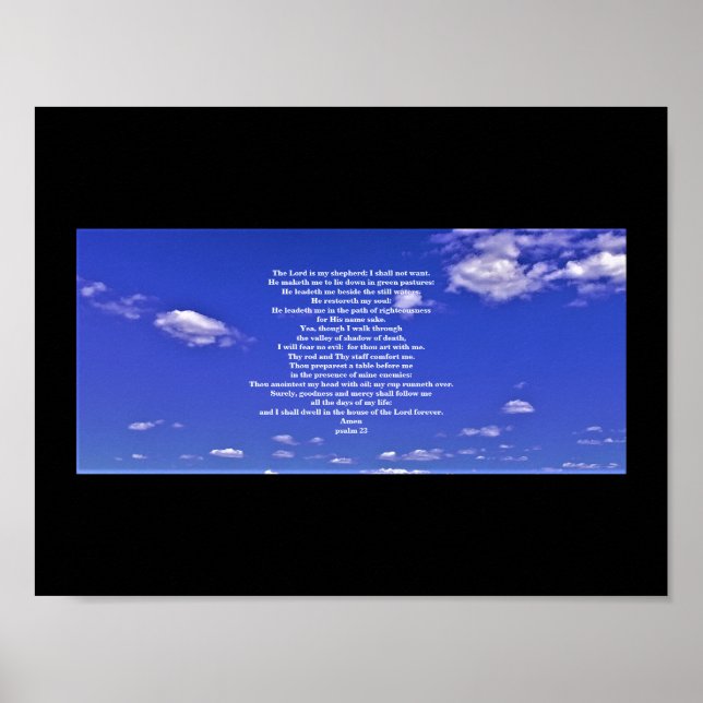 POSTER PSALM 23 (Frente)