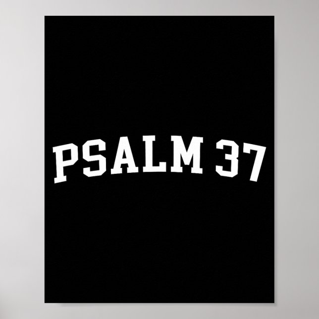 Poster Psalm 37  (Frente)