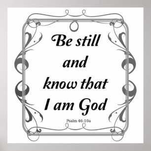 PÔSTER PSALM 46-10