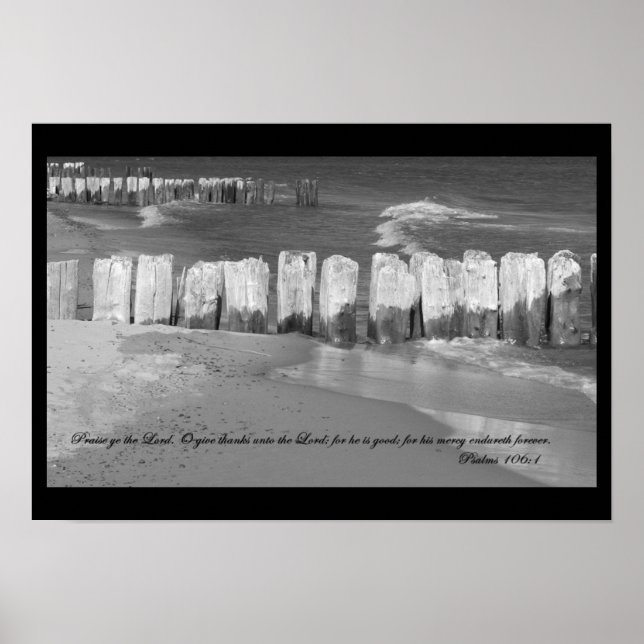 Poster Psalms 106:1 (Frente)