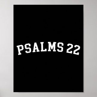 Poster Psalms 22