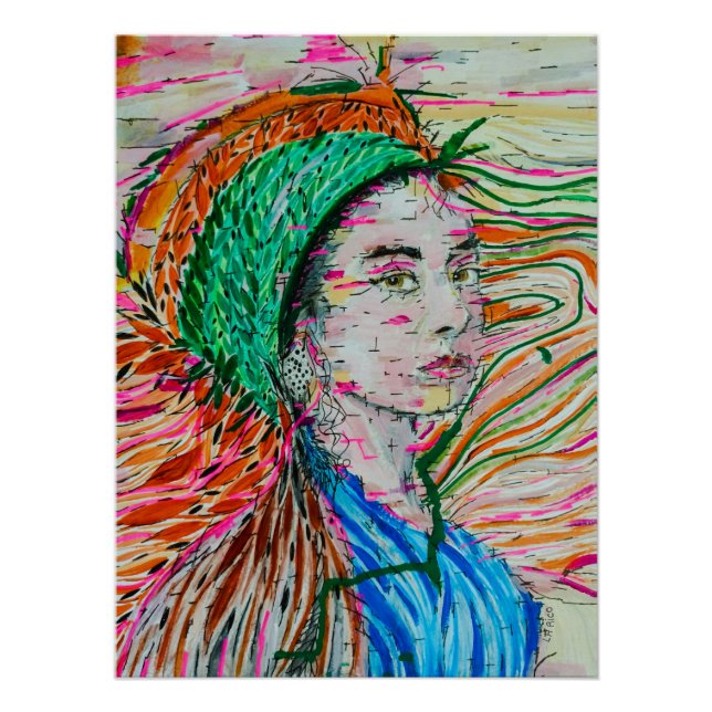 Pôster Psicodélica (Frente)