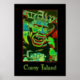 Poster Psicodélico Inferno Spookhouse de Dante