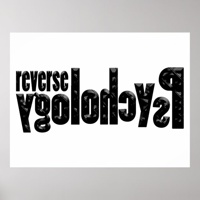 Poster Psicologia reversa (Frente)