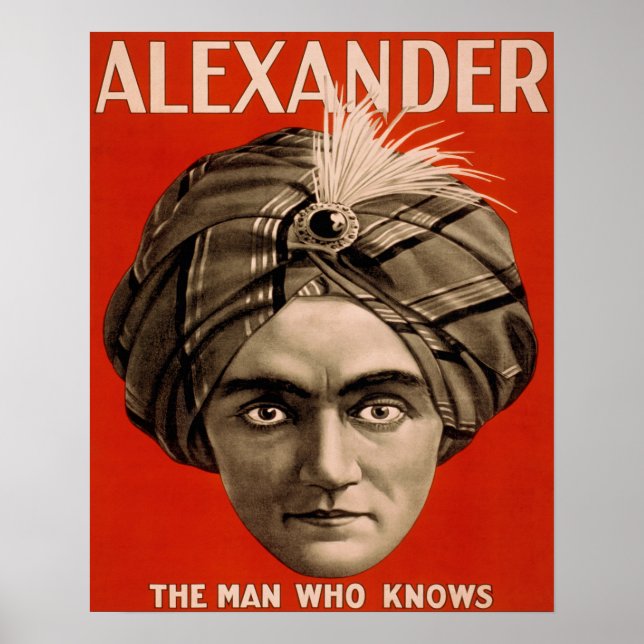 Poster Psicológico Vintage (Frente)