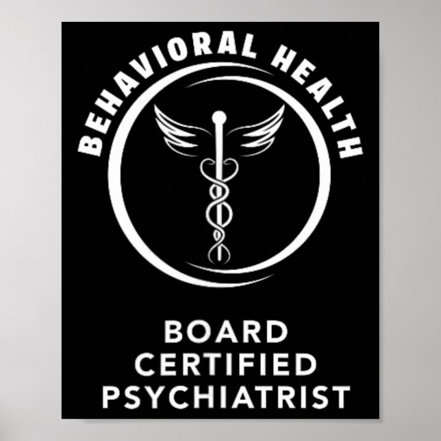 Poster Psicólogo Certificado pela Junta de Saúde Mental e (Frente)