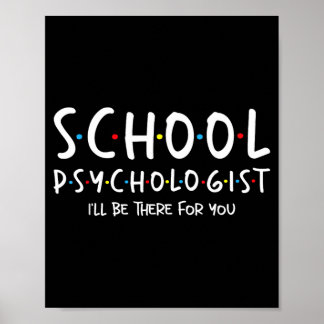 Poster Psicólogo Escolar Estarei Lá Para - Psicologia