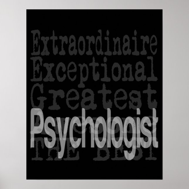 Poster Psicólogo Extraordinário (Frente)
