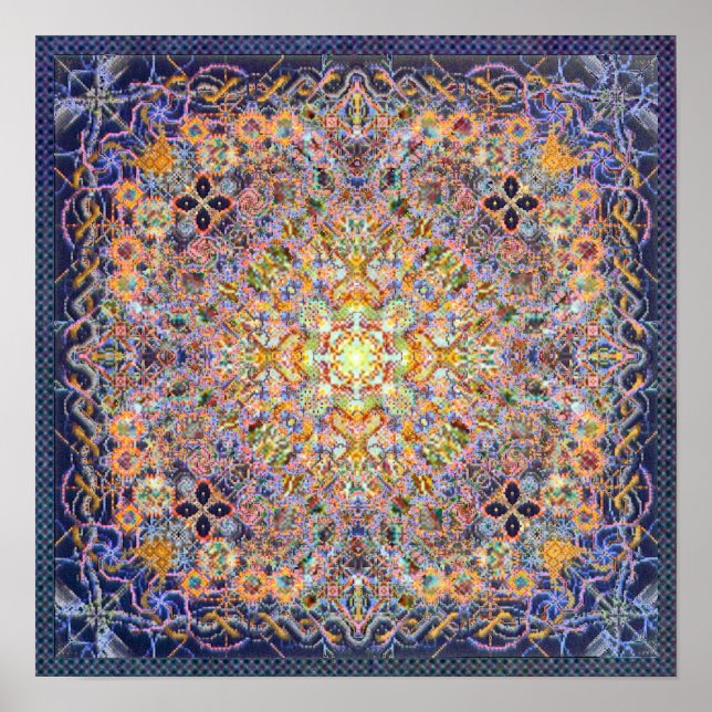 Poster Psidereal Centerpeace Matrix Psicedélico (Frente)