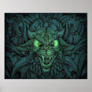 Pôster Psychedelic cat