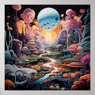 Poster Psychedelic Fantasy