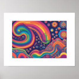 Poster Psychedelic Swirl