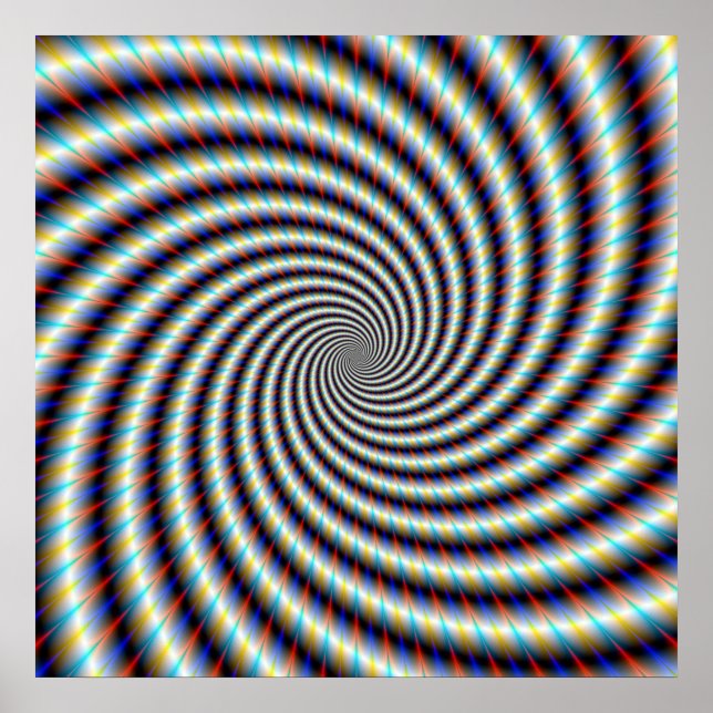 Poster Psychedelic Swirl (Frente)