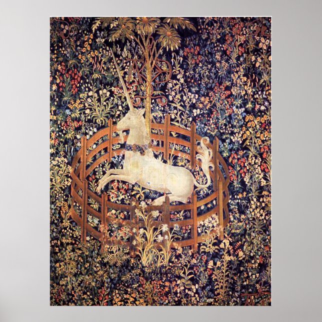 Pôster Psychedelic  Unicorn (Frente)