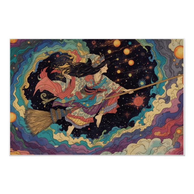 Pôster psychedelic witch poster (Frente)