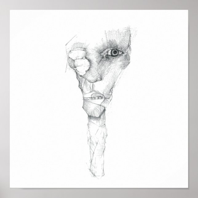 Pôster Psycho-Gesicht (Frente)