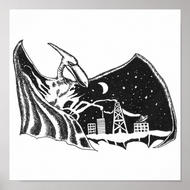 Pôster Pterodátilos (Frente)