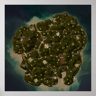 Poster PUBG Old Sanhok Savage 8192x8192