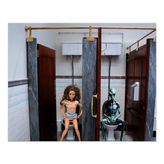 Pôster Public Rest Rooms. (Frente)