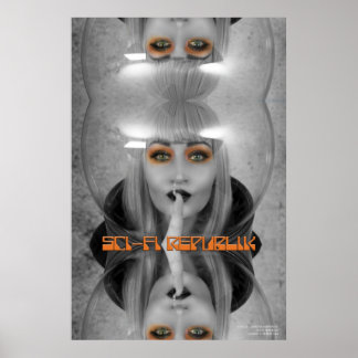 Poster Publicação Sci-Fi Nossos Lábios estão selados Post