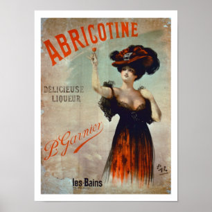 Poster publicando 'Abricotine', feito por P. Garni