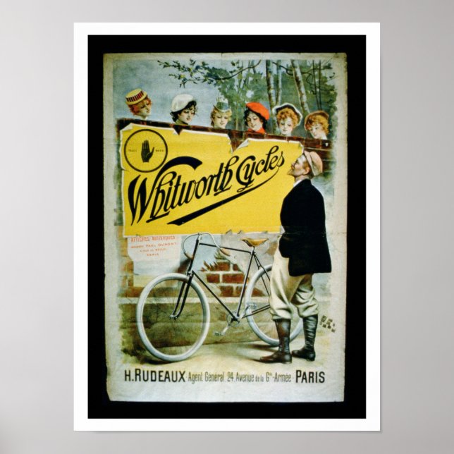 Poster publicando "Whitworth Cycle", Paris (colo) (Frente)