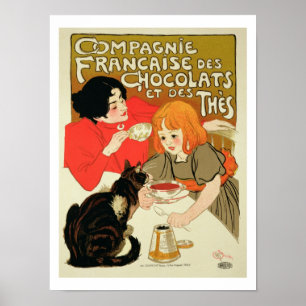 Poster Publicidade da Companhia Francesa de Chocol