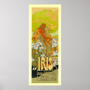 Poster Publicidade francesa IRIS Vintage
