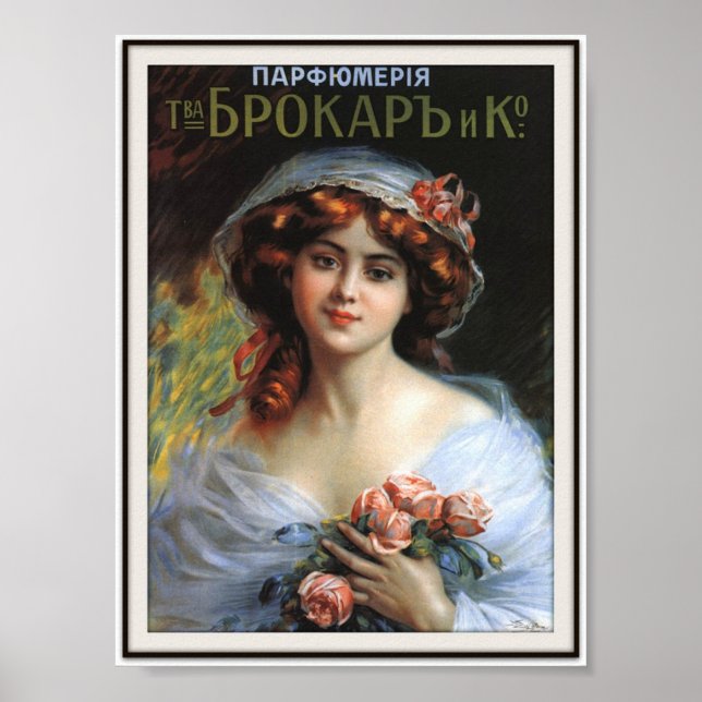 Poster Publicidade Imperial Russa 1892 (Frente)