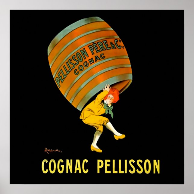 Poster Publicidade Leonetto Cappiello Cognac Pelisson (Frente)