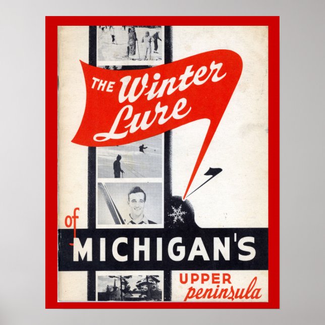 Pôster Publicidade venenosa, isca de inverno dos michigan (Frente)