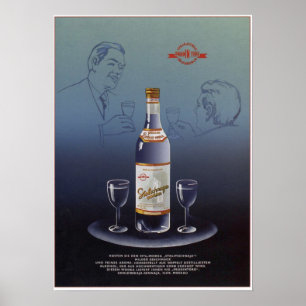 Pôster Publicidade Vodka Stolichnaya soviética da URSS 19