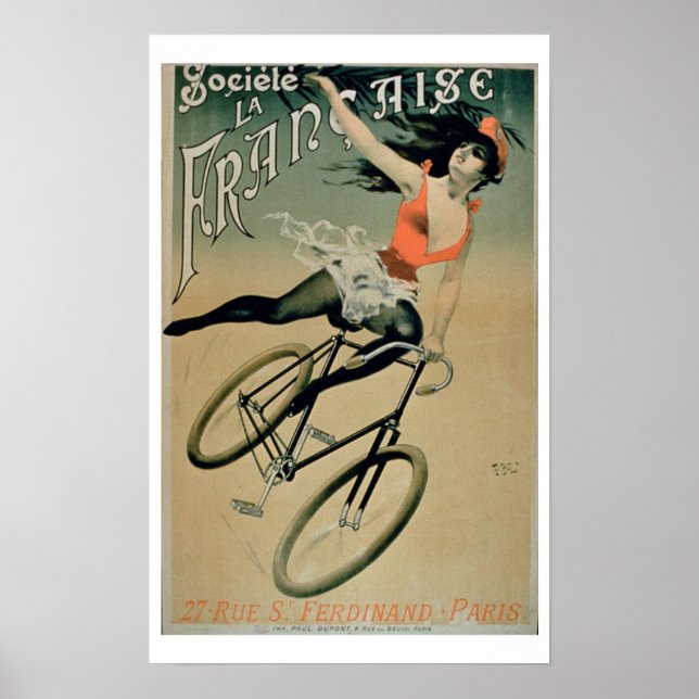 Poster publicitando "Societe La Francaise", Paris  (Frente)