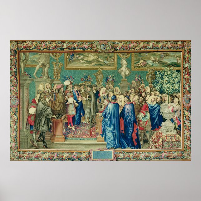 Pôster Público concedido por Luís XIV ao Conde (Frente)