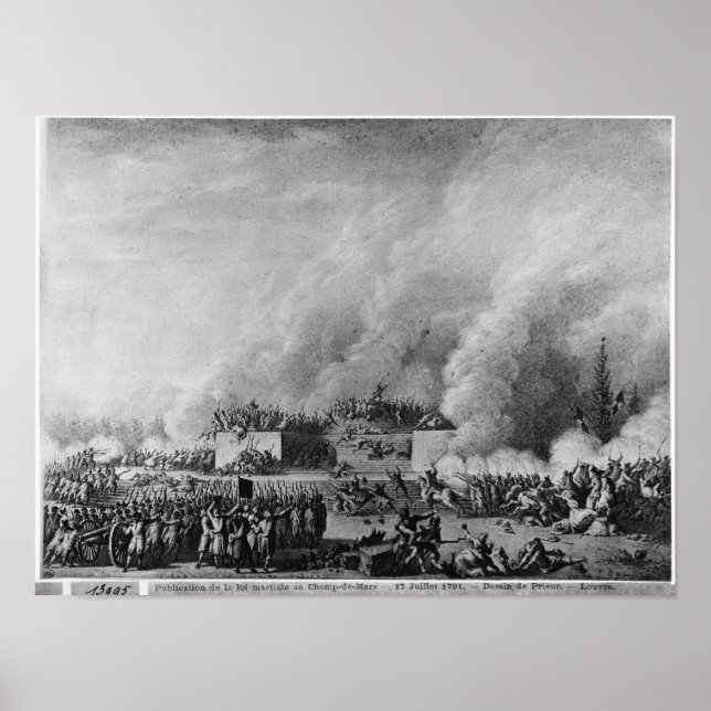 Pôster Publishing the martial law at the (Frente)