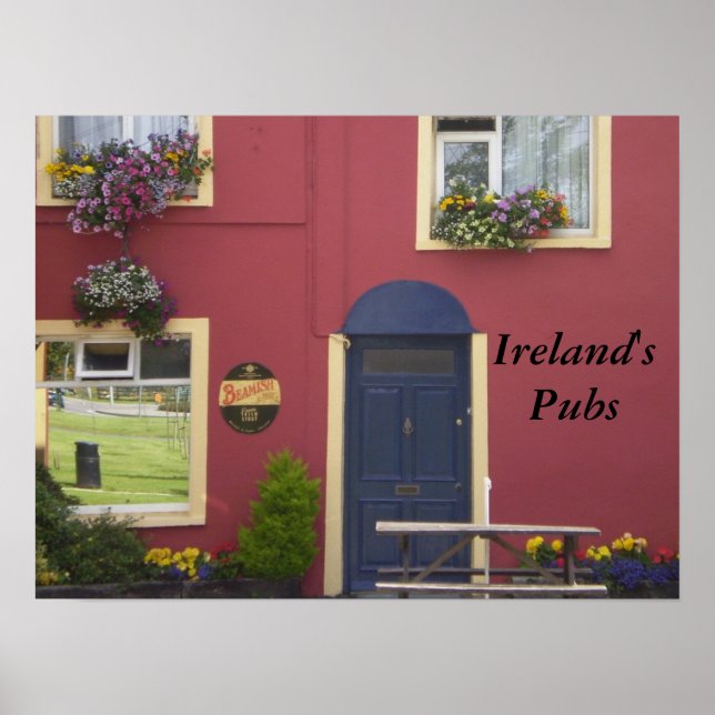 Poster Pubs da Irlanda (Frente)