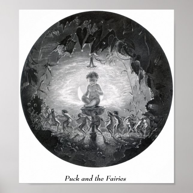 Pôster Puck e as Fadas (Frente)